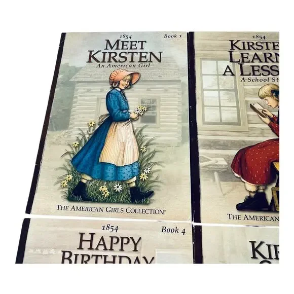 American Girl Pleasant Company 6 BOOK SET Kirsten 1854 Paperback Janet Shaw Book
